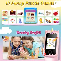 Kids Smart Phone Camera Toys Touchscreen Learning Toy for 3-12 Year Old Boys Girls Phone MP3 Player Christmas Birthday Gifts 2