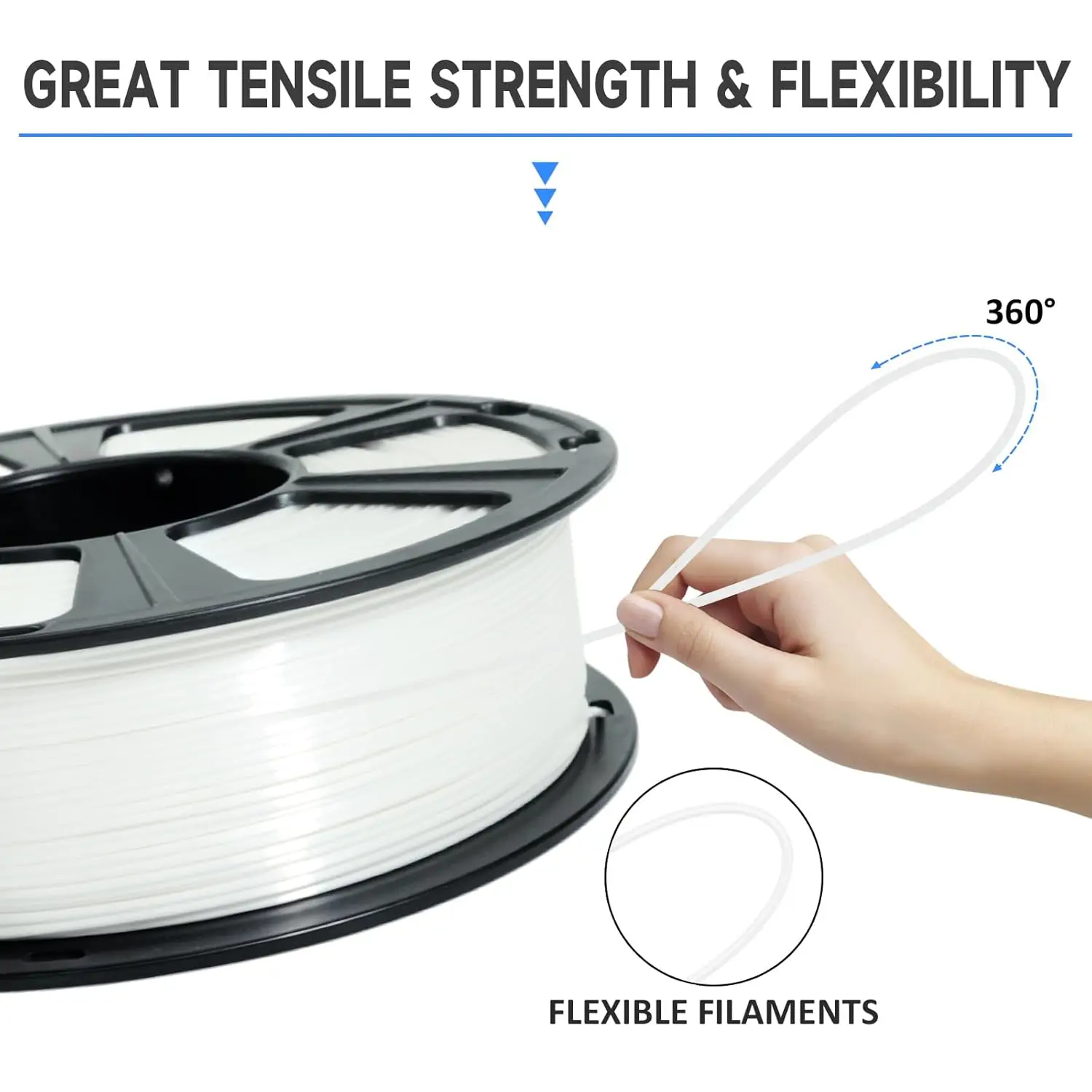 3D 프린터 필라멘트: 실크 PLA 1.75mm 250g 스풀 ? 치수 정확도: ±0.02mm