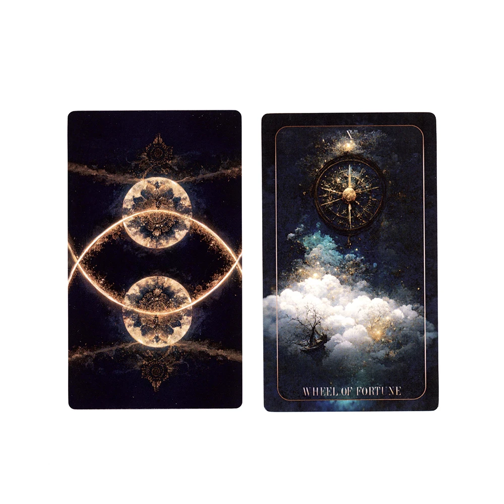 12×7CM Artificial Intelligence Tarot Deck Unique Cards with Guide Book,78 Original Cards for Beginners and Experts golden tarot cards in russian for work with guide book prophecy oracle divination deck fortune telling classic 78 cards 12x7cm