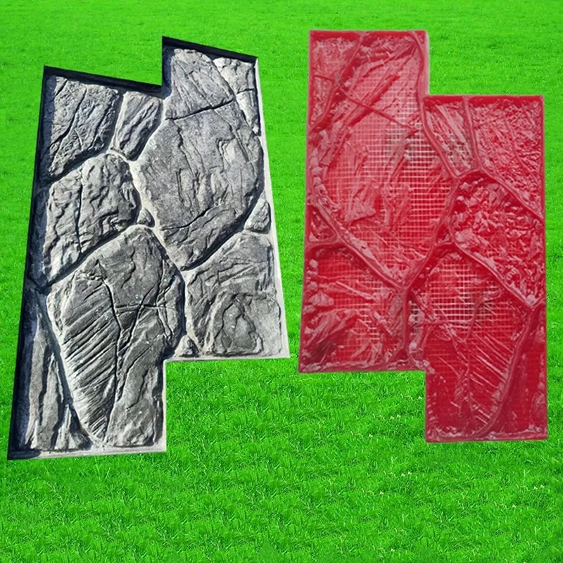 Stamp wall stone cement printing mold hand-pressed bluestone slab mold floor embossed cement ground courtyard simulation