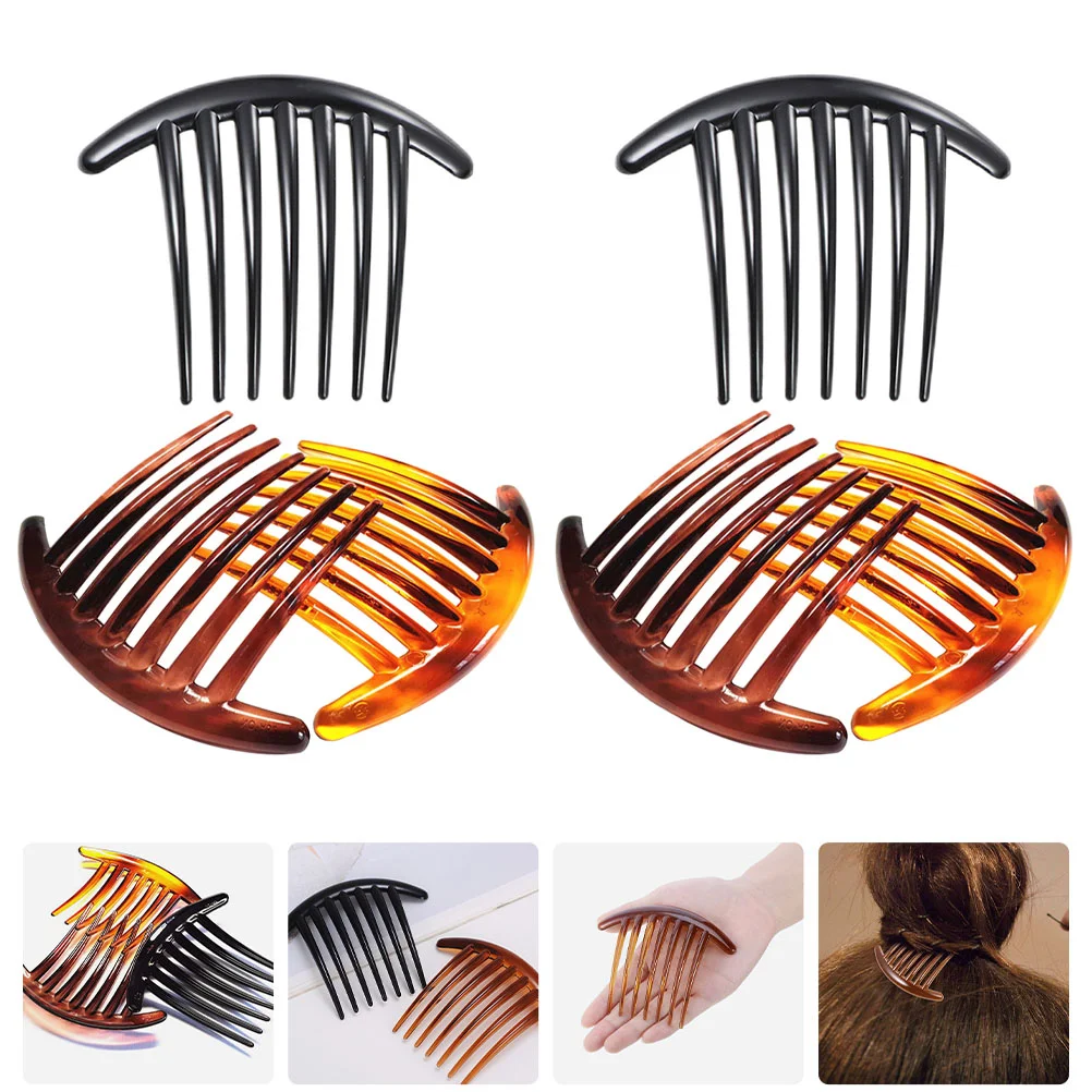Hair Comb Combs French Side Clips Women Accessories Clip Tool Decorative Thick Accessory Headpiece Teeth Hairdressing Hairpins 1 4 3 8 inch ratchet wrench 72 teeth extending ratchet socket wrench repair accessory ratchet tool spare part