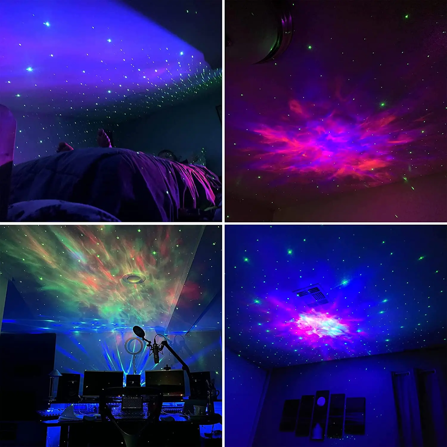 LED Lampe Projektor Sternenhimmel Astronaut Kinder LED Starry Stern  Nachtlicht