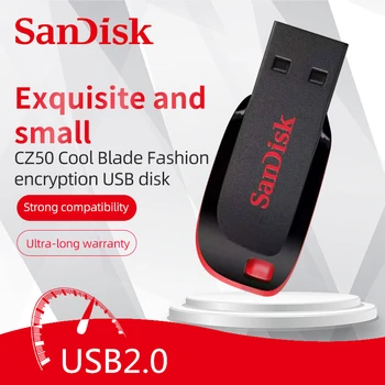 Sandisk Original Pendrive USB2.0 Flash dirve 16GB 32GB 64GB 128GB Usb Memories Flash Memory Z50 mini usb key Pen Drive USB Stick 1