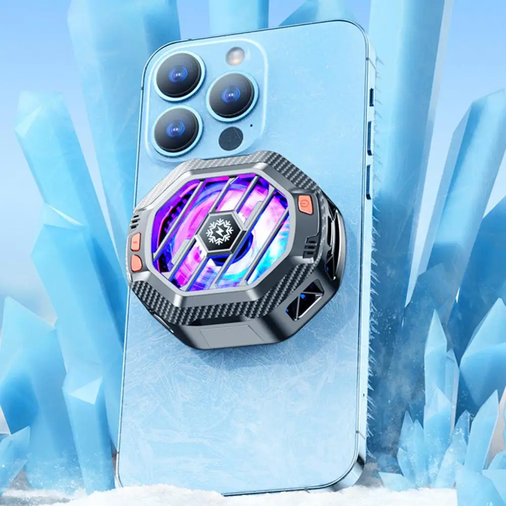 Mobile Phone Cooler Enhanced System for Mobile Phones Efficient Mobile Phone Solutions Silent Semiconductor Radiator with Rgb