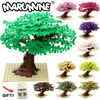 Marumine MOC Bricks Tree Set 205PCS with Plate Model Building Kit Blocks Plant Accessories Grass Parts Decoration Scene Toys 1