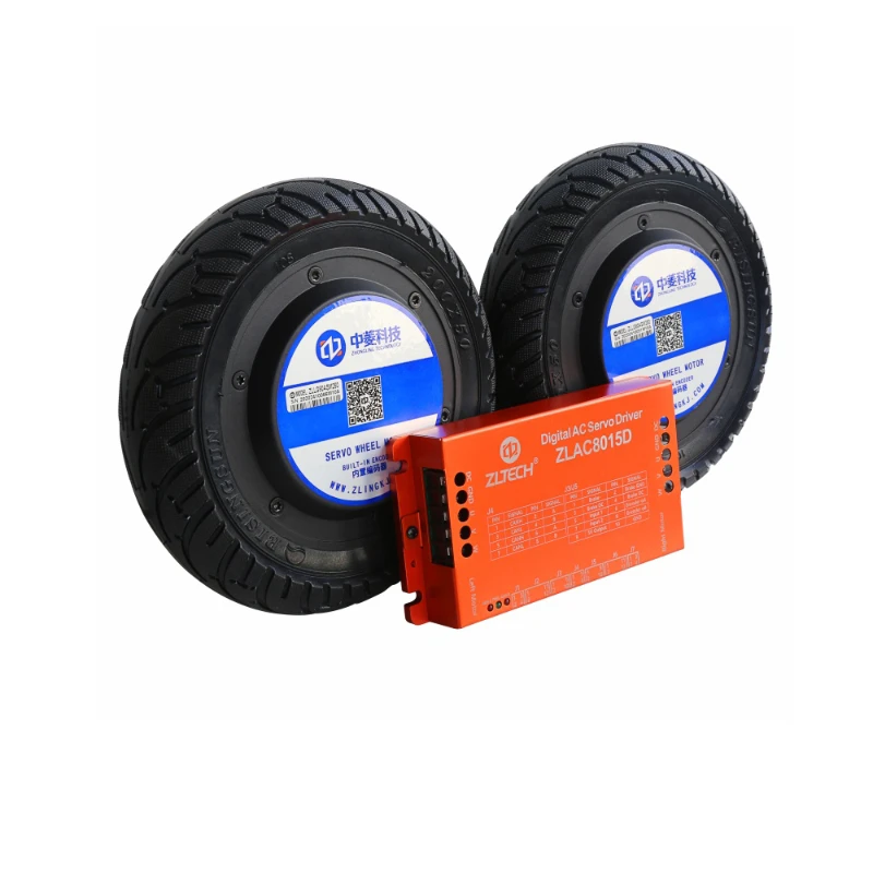 

8 inch-L, hub servo motor driver set, intelligent robot, AGV car