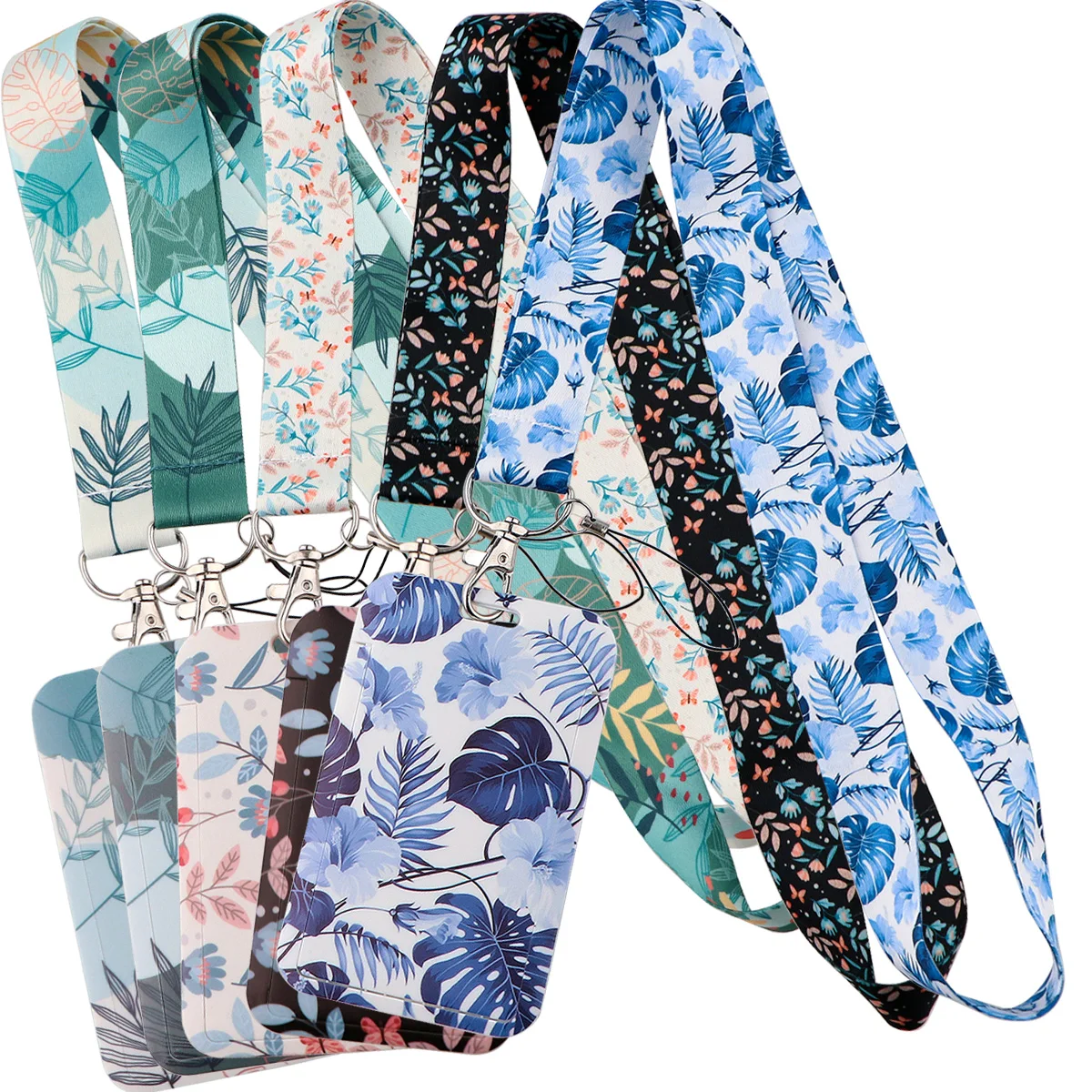 leaf-plant-Lanyards-For-Key-Neck-Strap-Badge-Holder-Keychain-Key-Holder ...