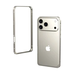 Luxury Shockproof Alloy Bumper Case - Anti - Drop Metal Frame Phone Accessory - iPhone 12 Pro Max (Titanium Gray)