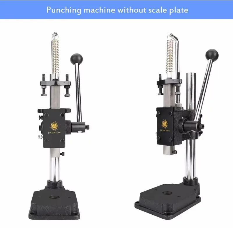 Manual Press Stamping Machine Mini Hand-Punch Die-Cutting Machine Leather Manual Presses for Cutting Punching Branding