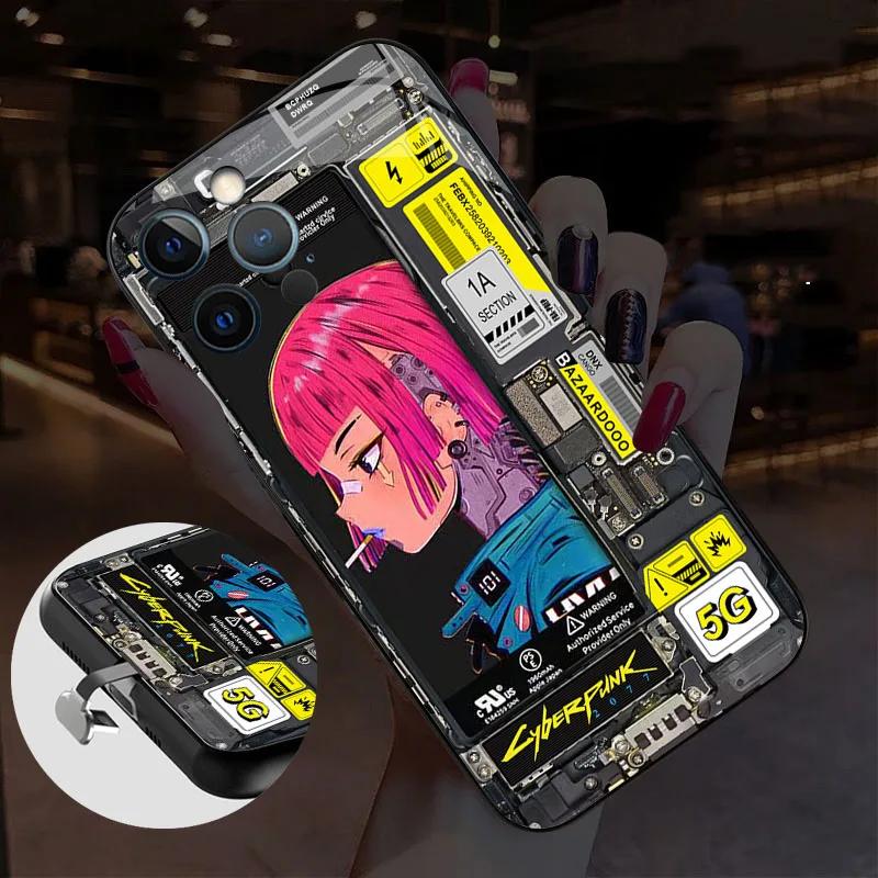 Luminous LED Flash Case for Samsung S22 Ultra S21 Note 20 Ultra