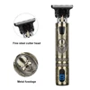 Electric Hair Clippers Barber Clippers Digital USB Chargingfor Men (Skull) 4