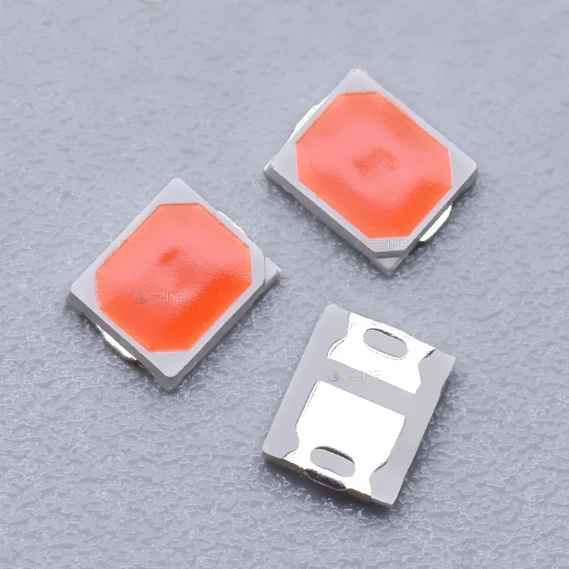 100PCS LED SMD 3030 2835 3V 6V 9V 18V 30V 흰색 빨간색 파란색 노란색 녹색 RGB 칩 120LM 밝은 램프 전구 발광 다이오드