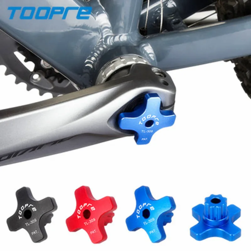 3 Colours Bicycle Crank Installation Tool Plum Blossom Crank Cover
