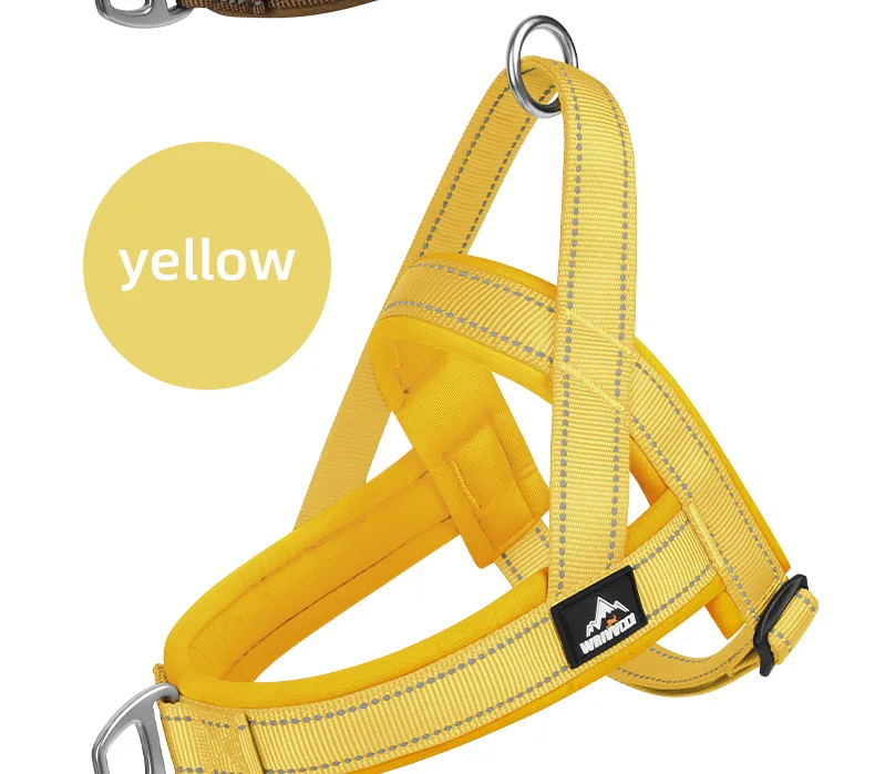 Tactical Dog Harness Escape-proof Padded Adjustable No Pull Vest_voghion.com