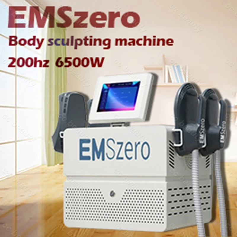 

EMSzero Neo 200Hz 6500W Hi-Emt Portable EMS Muscle Slimming And Weight Loss Engraving Body Sculpting Machine Salon