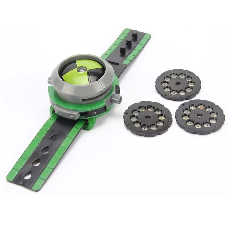 Nuovo! Hotsale Omnitrix Ben Watch Con 30 Modelli Di Giocattoli Luminosi Proiettore Orologio Da Proiezione Per Cartoni Animati Regali Di Compleanno Per