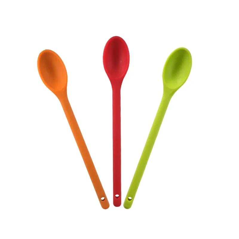 silicone spoon dense spoon long handle shovel cooking utensils household kitchen utensils