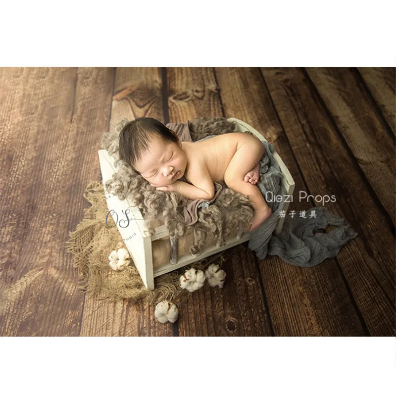 100% Tappetini in lana Flokatti Coperta per fotografia per bambini Avvolgere neonato Puntelli Flokati per neonati Servizio fotografico Accessori Fotografia - immagine 3