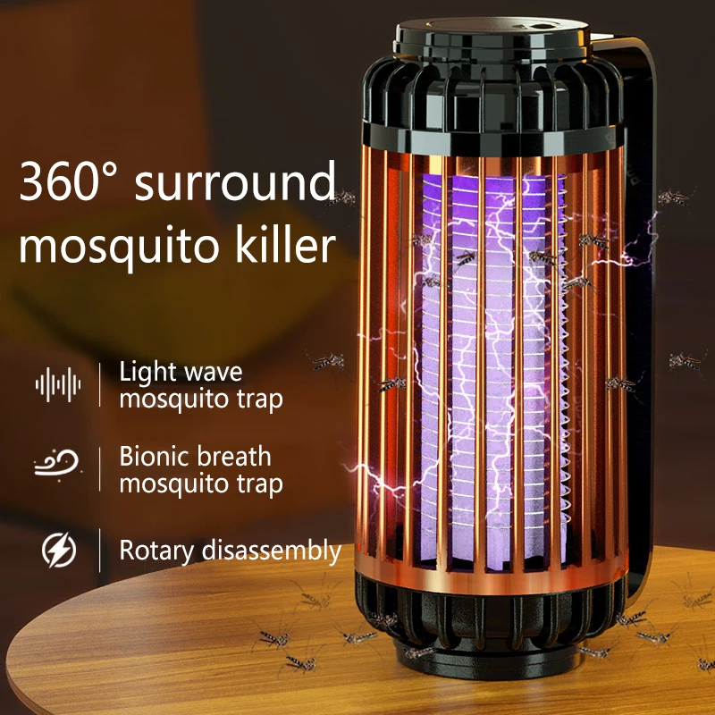 Tanie Likwidator komarów na USB lampa porażenie prądem fotokatalizator zabić Bug sklep