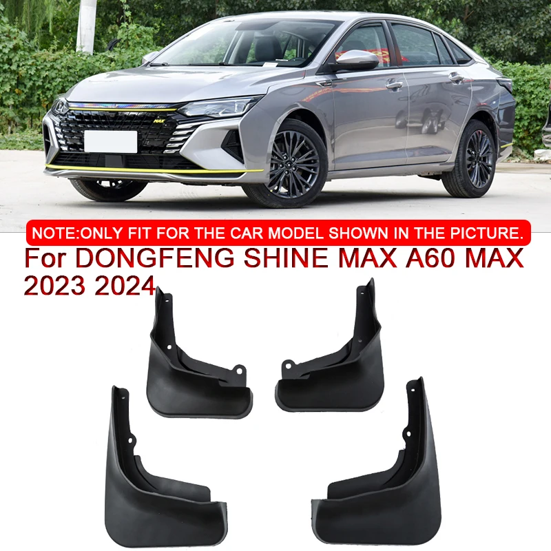 

4PCS For DONGFENG SHINE MAX A60 MAX 2023 2024 Car Styling Mud Flaps Splash Guard Mudguards MudFlaps Front Rear Fender Accessory