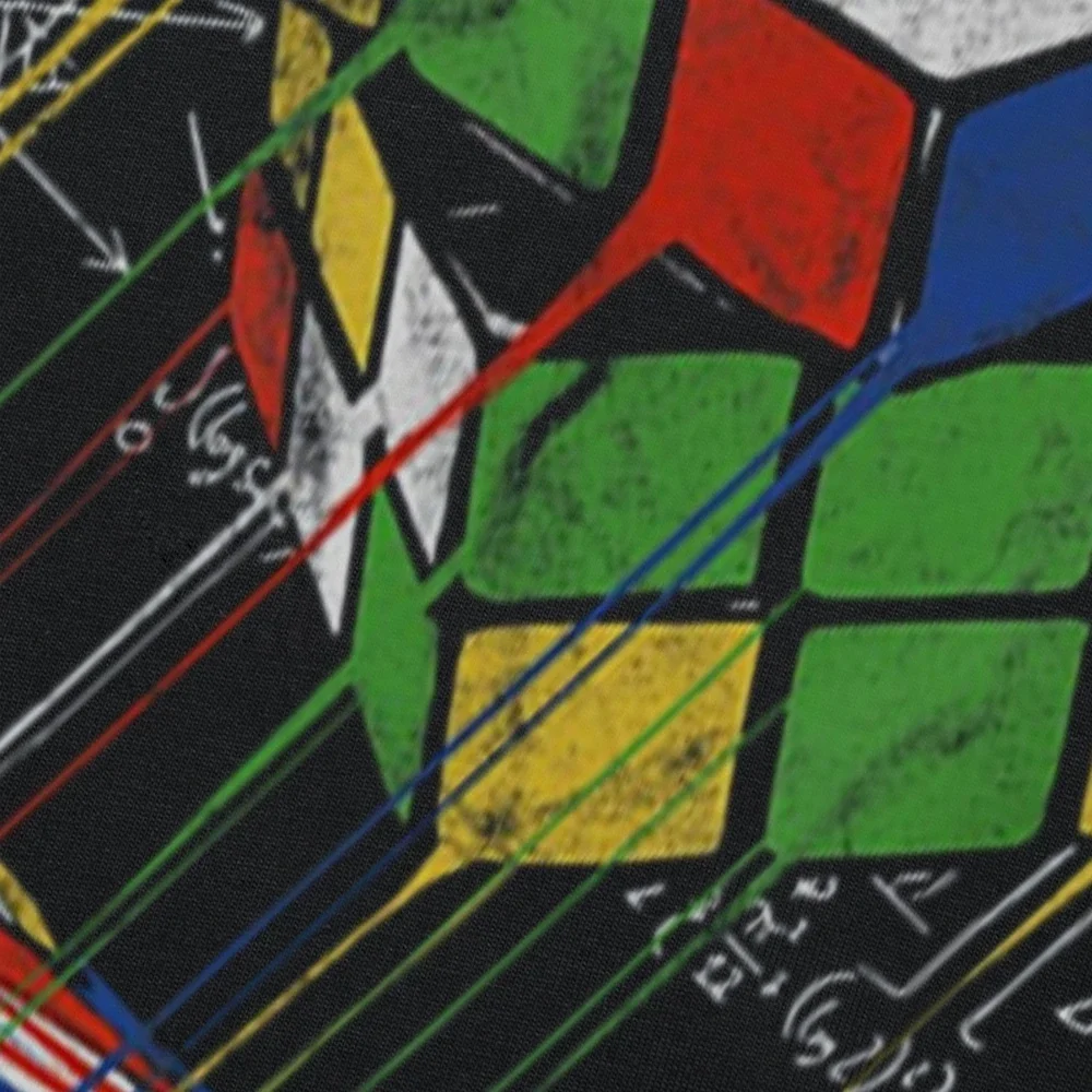 재미 있은 녹는 큐브 속도 Cubing 빈티지 수학 T 셔츠 여름 Rubiks Rubics 그래픽 코튼 streetwear 반팔 티셔츠 남자