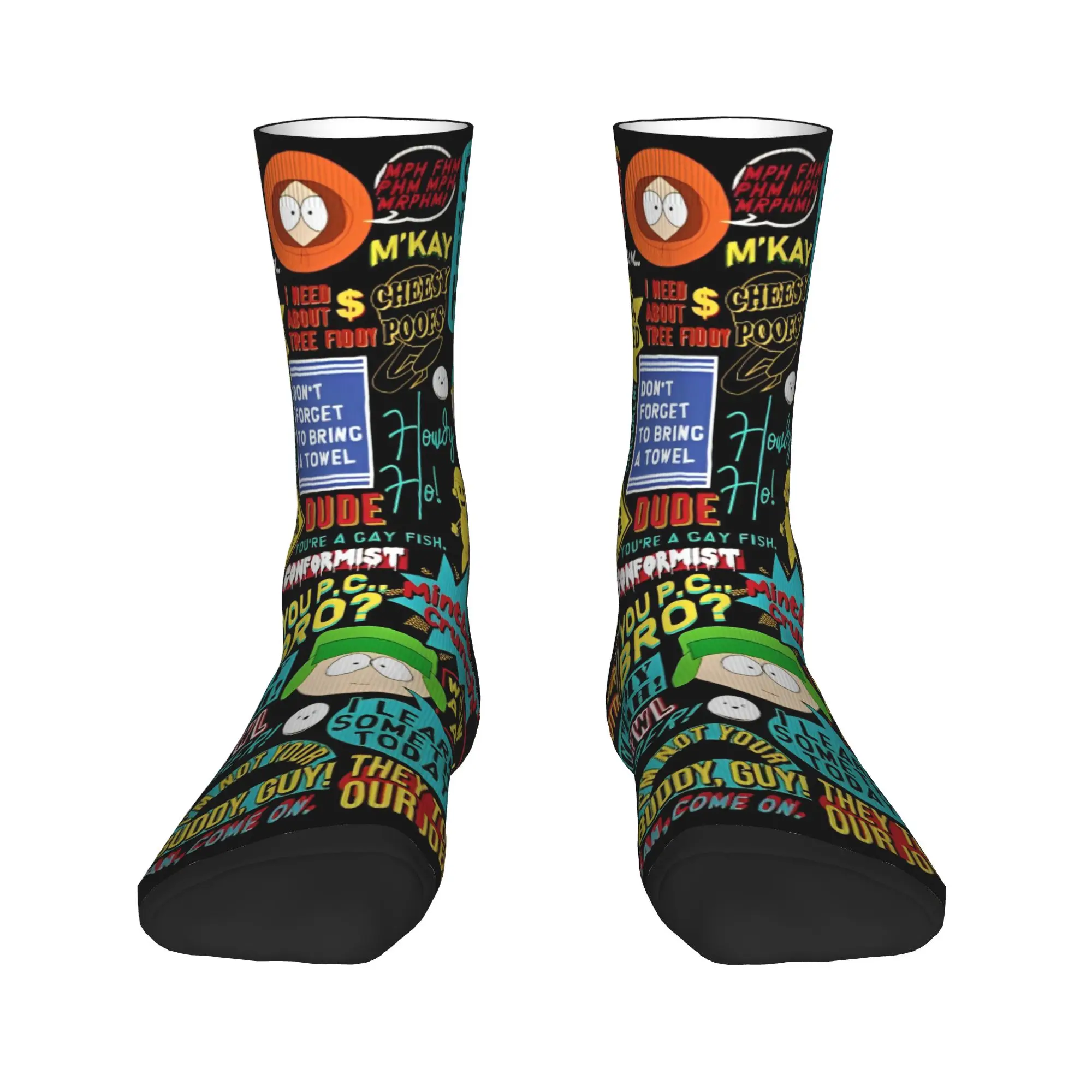 Cozy & Comical Unisex Winter Socks - Anti-Slip Gift Edition