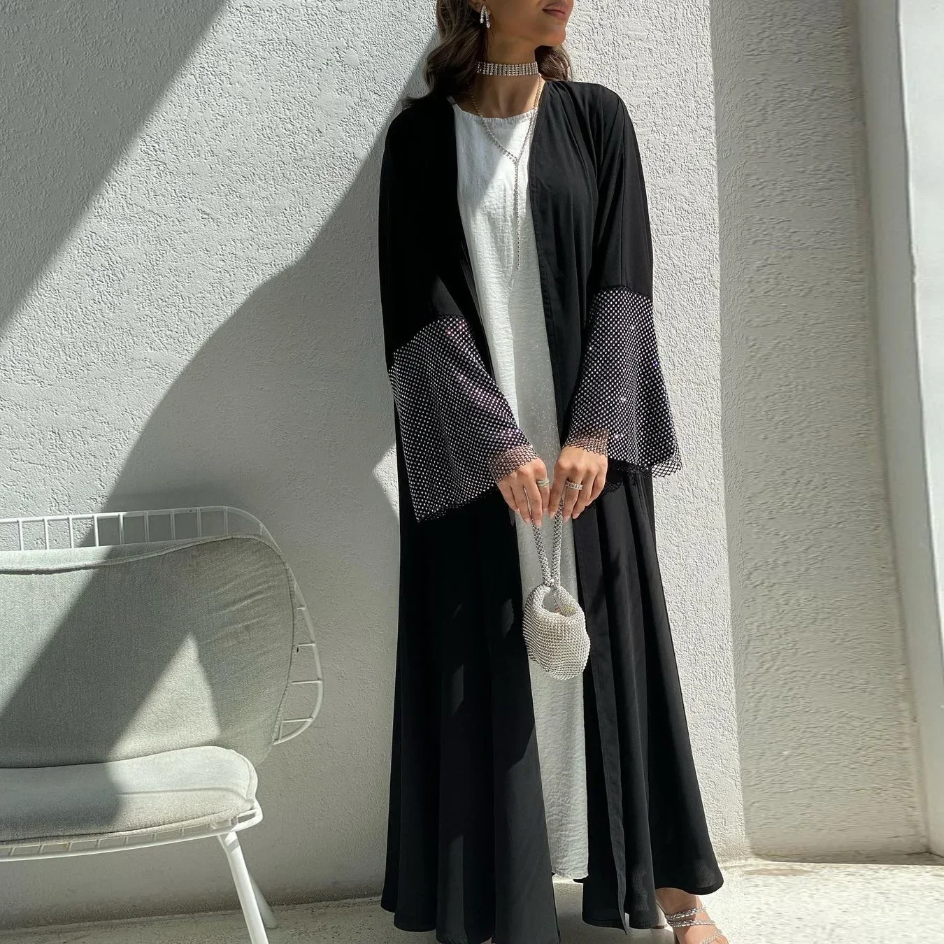 

Plain Abayas for Muslim Women Black Islamic Saudi Kimono Abaya Dubai Luxury Moroccan Kaftan Robe Turkish Dresses Modest Outfit