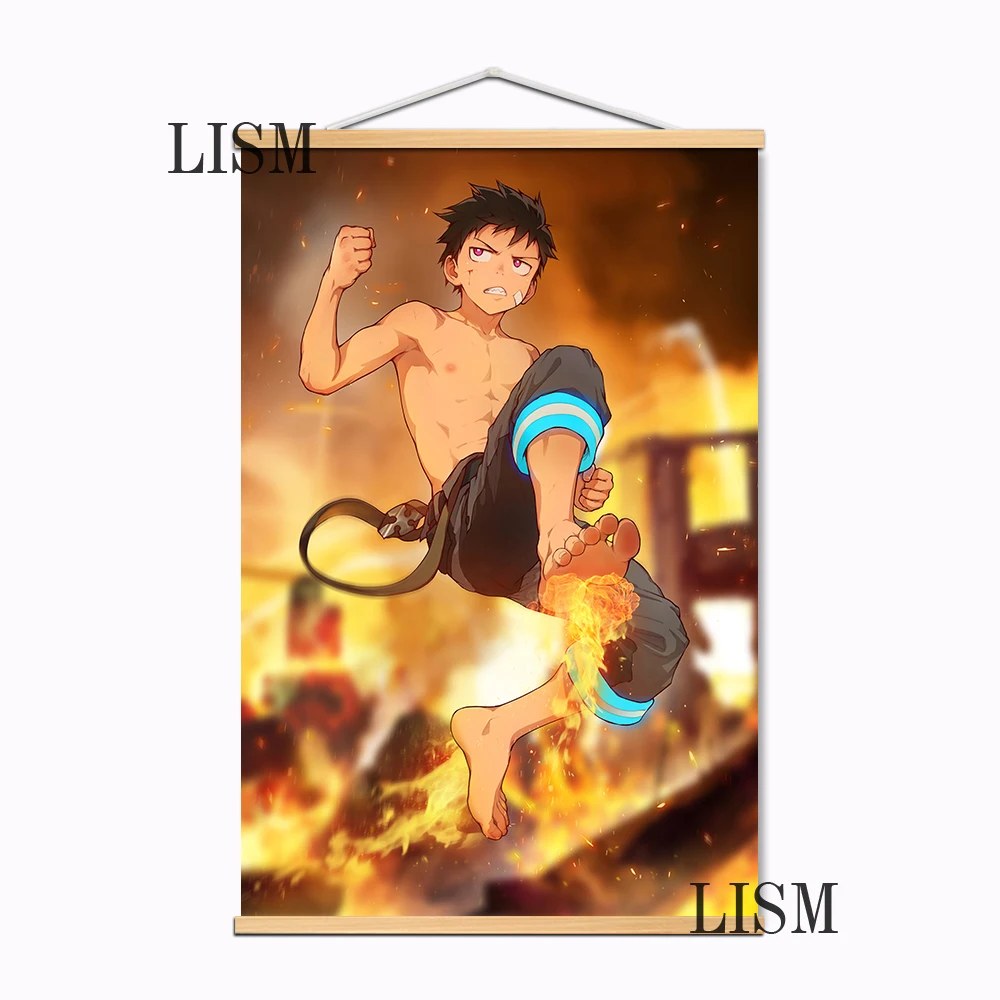 Enen No Shouboutai Poster Fire Force Poster Otatsu Tamaki Kusakabe Shinra  Vulcan Joseph Manga Anime Characters Prints on Canvas Poster Dorm Dormitory  Wall Decor Pictures Hanging for Living Room 24x36 : 