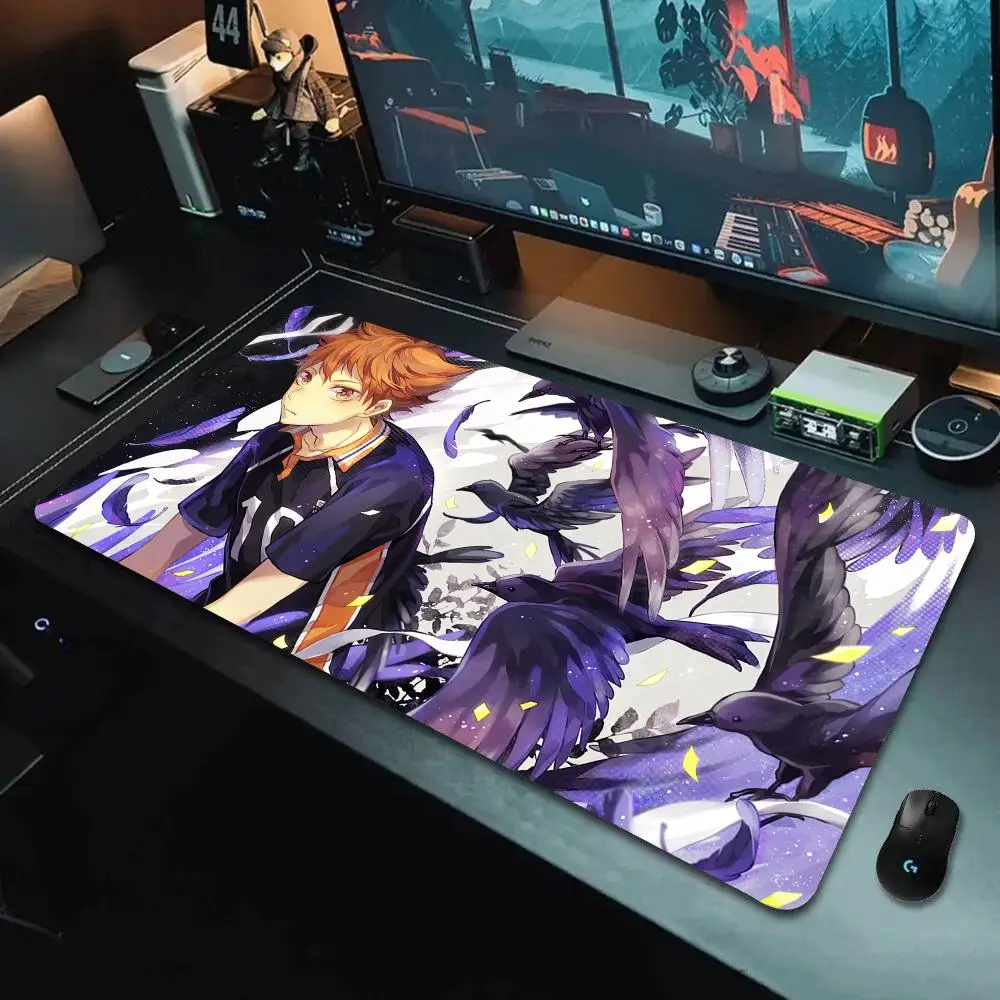 Computer Gamer Mouse Pad 900x400 XXL Mouse Pad H_Haikyu Hinata Shoyo Gamer Office Gadget Rubber Mouse Kawaii Volleyb