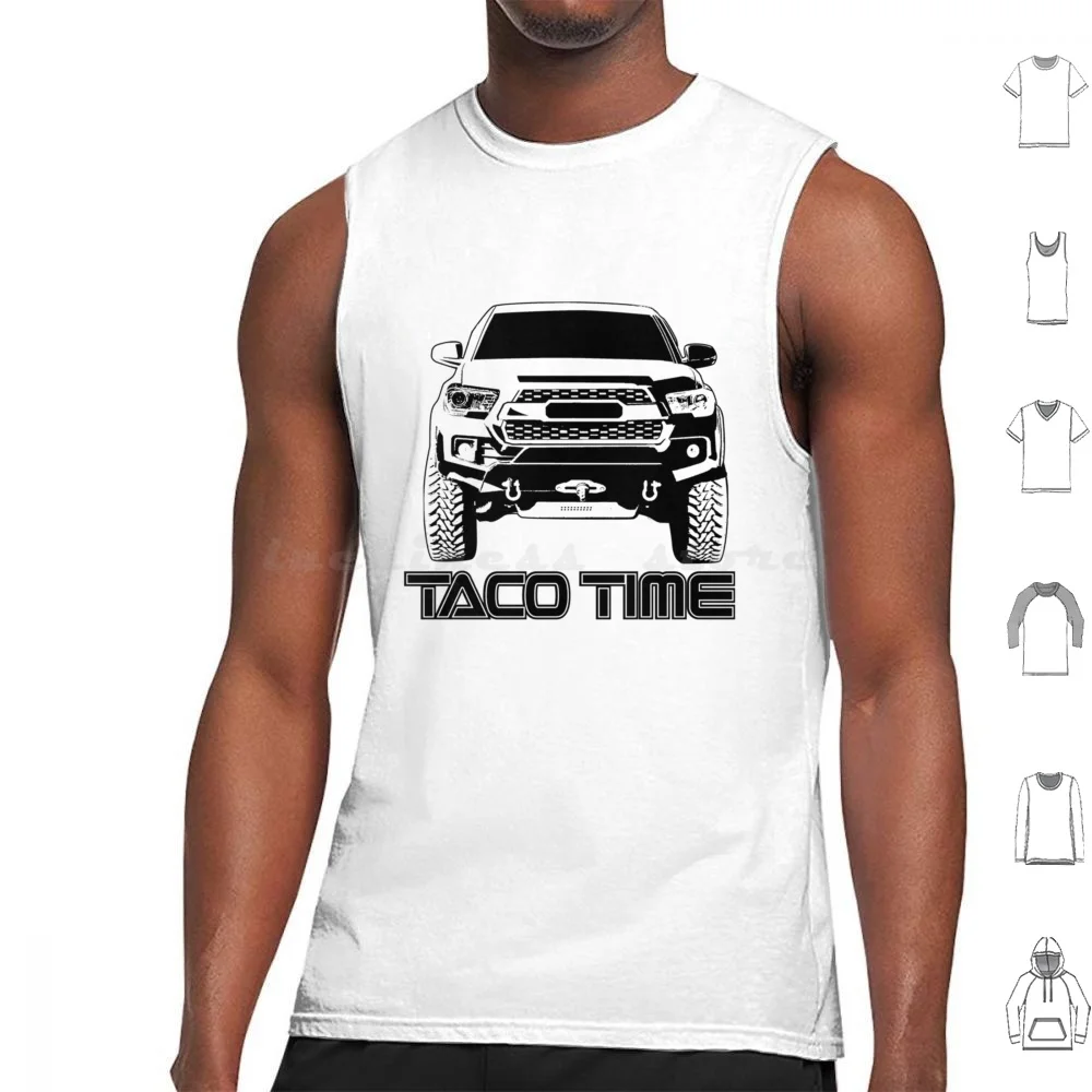 

Топы Taco Time-Tacoma 3-го поколения, хлопковый грузовик с принтом Tacoma 4X4 Trd внедорожник Tundra Tacoma 4runner внедорожный грузовик Yota