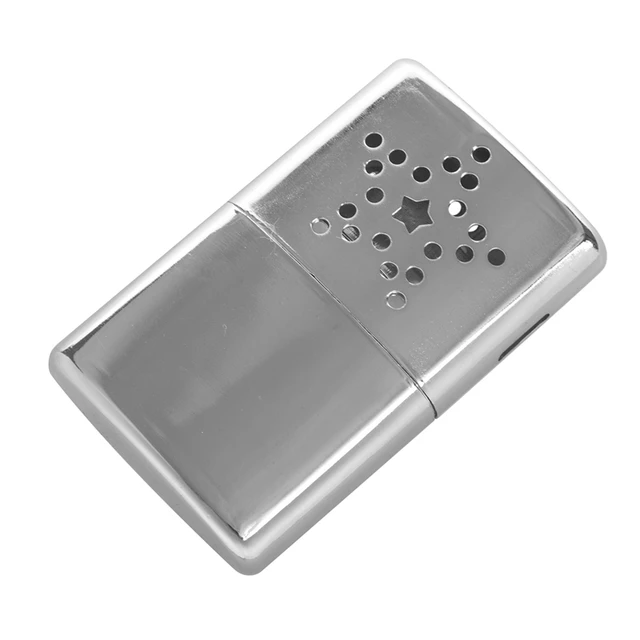 3X Hordozható Üzemanyag -Kézmelegítő Újrahasznosítható Platina Standard Zseb Praktikus Kézmelegítő