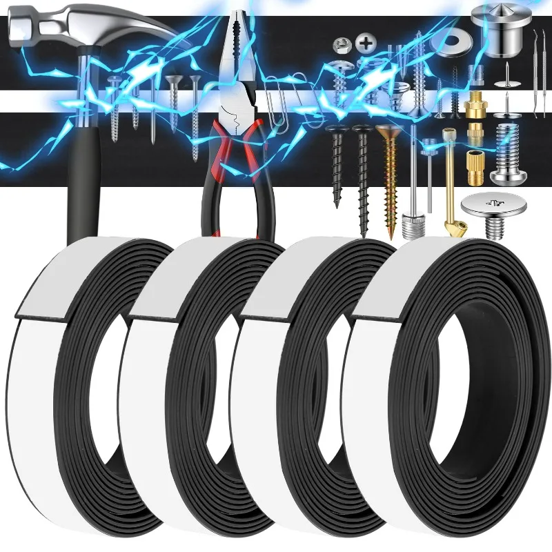 Self-Adhesive Flexible Magnetic Strips