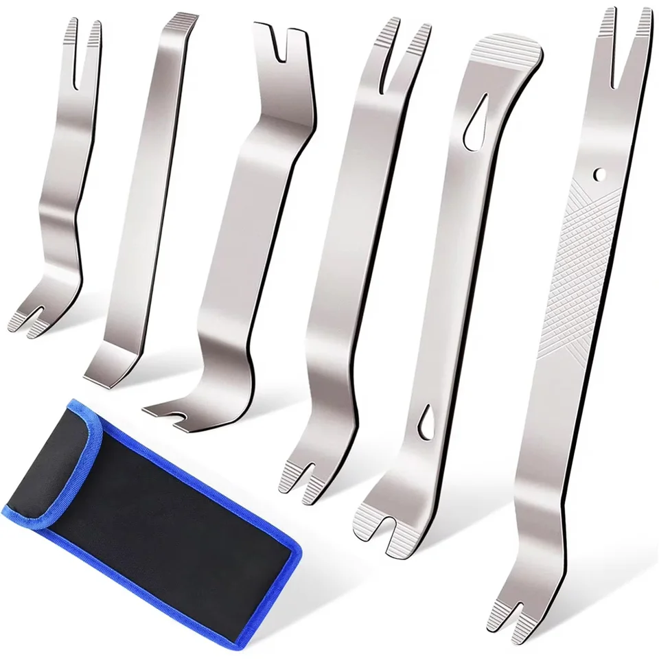 Kit 4 Leve Per Smontaggio Componenti In Plastica Carrozzeria Pannelli Auto Car E - Foto 5