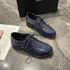 Leather British Leather Shoes Women's Soft Leather Deep Mouth Single Heel Spring and Winter Lacing Shoes  Zapatos De Mujer 3