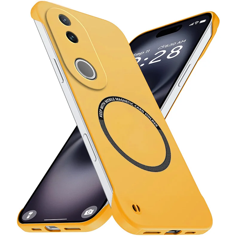 Magnetic Slim Frameless Matte Anti-Scratch Hard Cover - Shockproof Armor