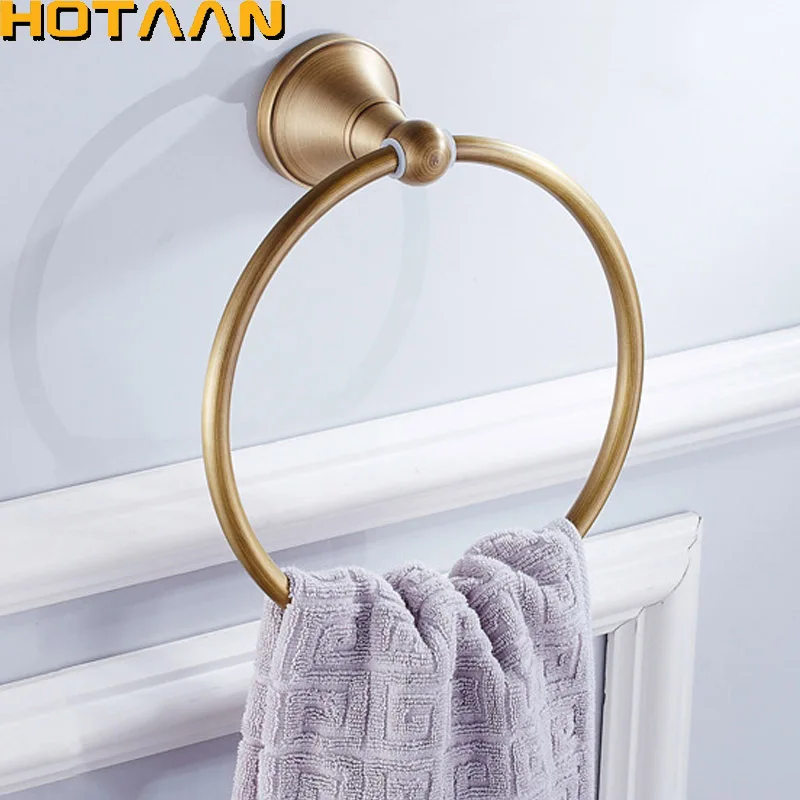 hand towel rail antique gold towel ring
