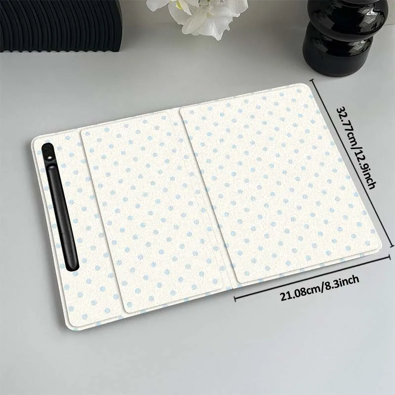 Pink Polka Dot Pattern Tablet Case