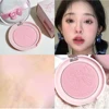 Face Blusher Matte Natural Cheek Tint Brighten Face Waterproof Cheek Contouring Cosmetics Blush Powder Soft Female Makeup 2