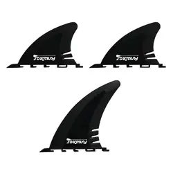 New Style Inflatable Paddle Board Surfboard Central Fin (1 set black)