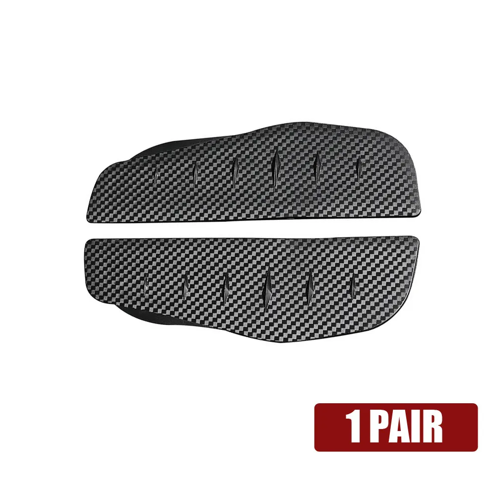 2pcs Carbon Fiber Sun Visor Car Rear View Mirror Rain Cover Eyebrow Side View Mirror Rain Guard Car Protection Universal Parts