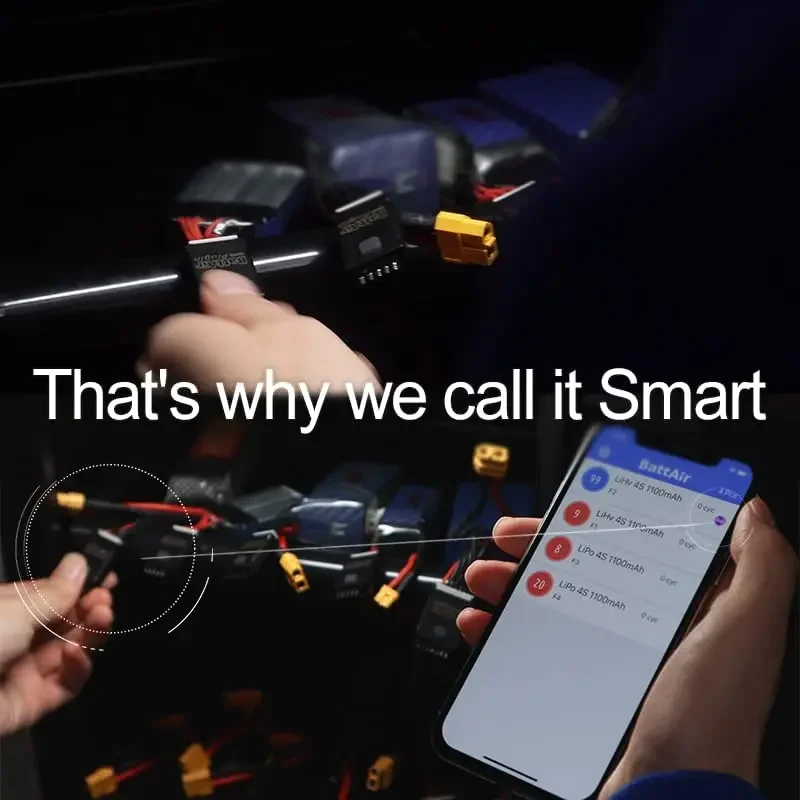 Плагин ISDT BattAir BMS Проверка напряжения Bluetooth Smart Controller Bluetooth Control APP Plug Life/LiPo/LiHv/ULiHv thumbnail 5
