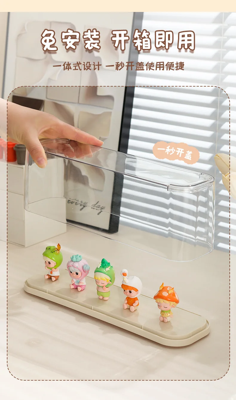 Description Picture 4 of itemFigure Storage Box for Figures Acrylic Transparent Ornaments Dust Proof With Lid Boxes Organizer Locker Blind Display Action