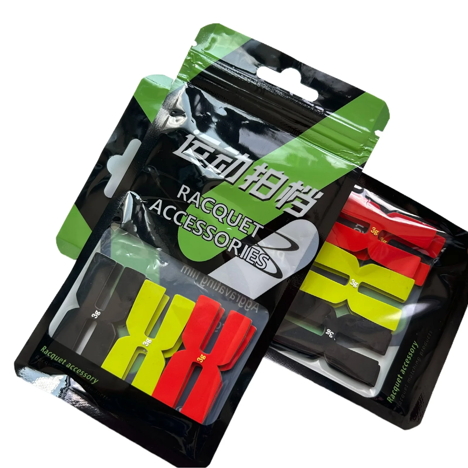 ZARSIA(6pcs/pack)Tennis Racket Weight and Balance Strips Racquet Balancer Type H 3g Silicone Tennis Racket Balance Bar tennis accessories