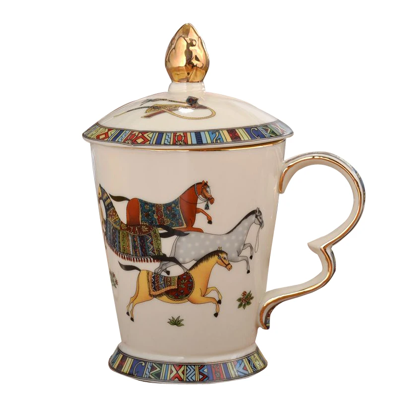 

Керамические кружки, чашка для чая, молока, кофе, с крышкой, кухонная утварь KTV, офисный Кубок для воды, подарок на день рождения, свадебный подарок, уникальный дизайн, 300 мл