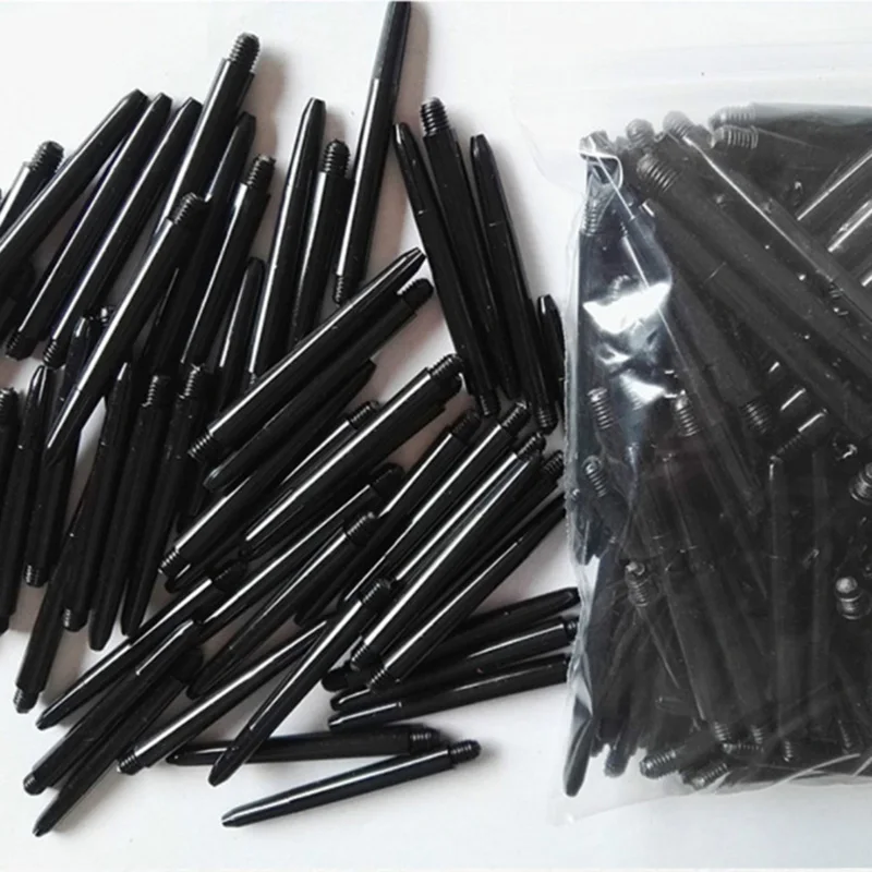 

100pcs/Package Nylon Dart Shafts 2BA Screw Thread Plastic Darts Rod Stems Darten Darts Accessories