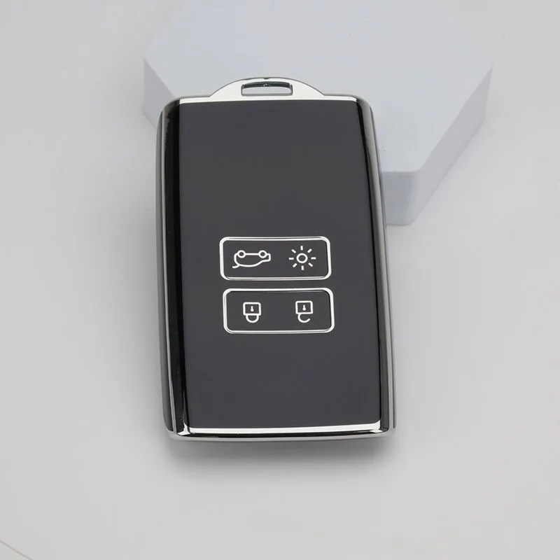 Premium TPU Car Key Cover Shell - Elegant Protection