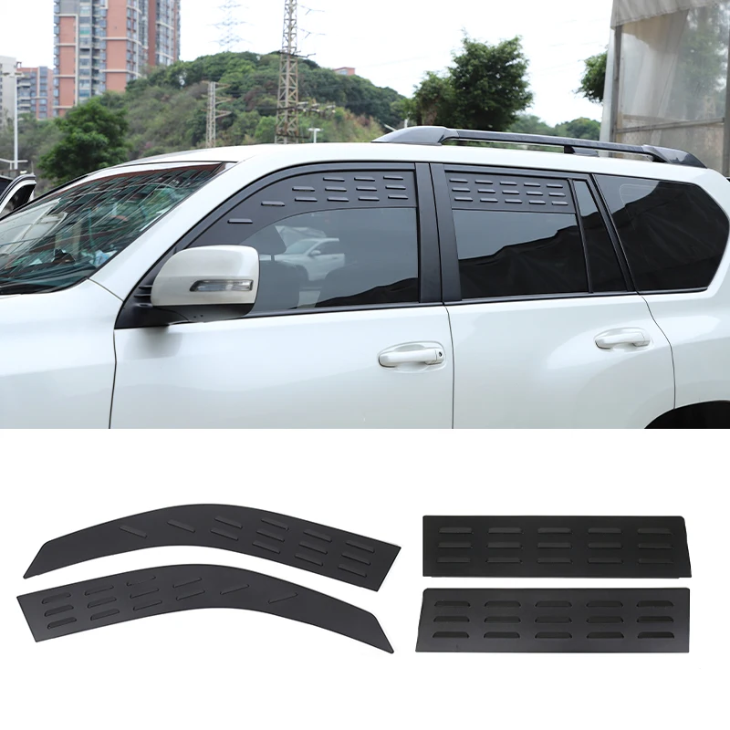 

Aluminum Alloy Car Front Rear Side Window Louvers Ventilation Panel For Toyota Land Cruiser Prado 150 2010-2023 Auto Accessories