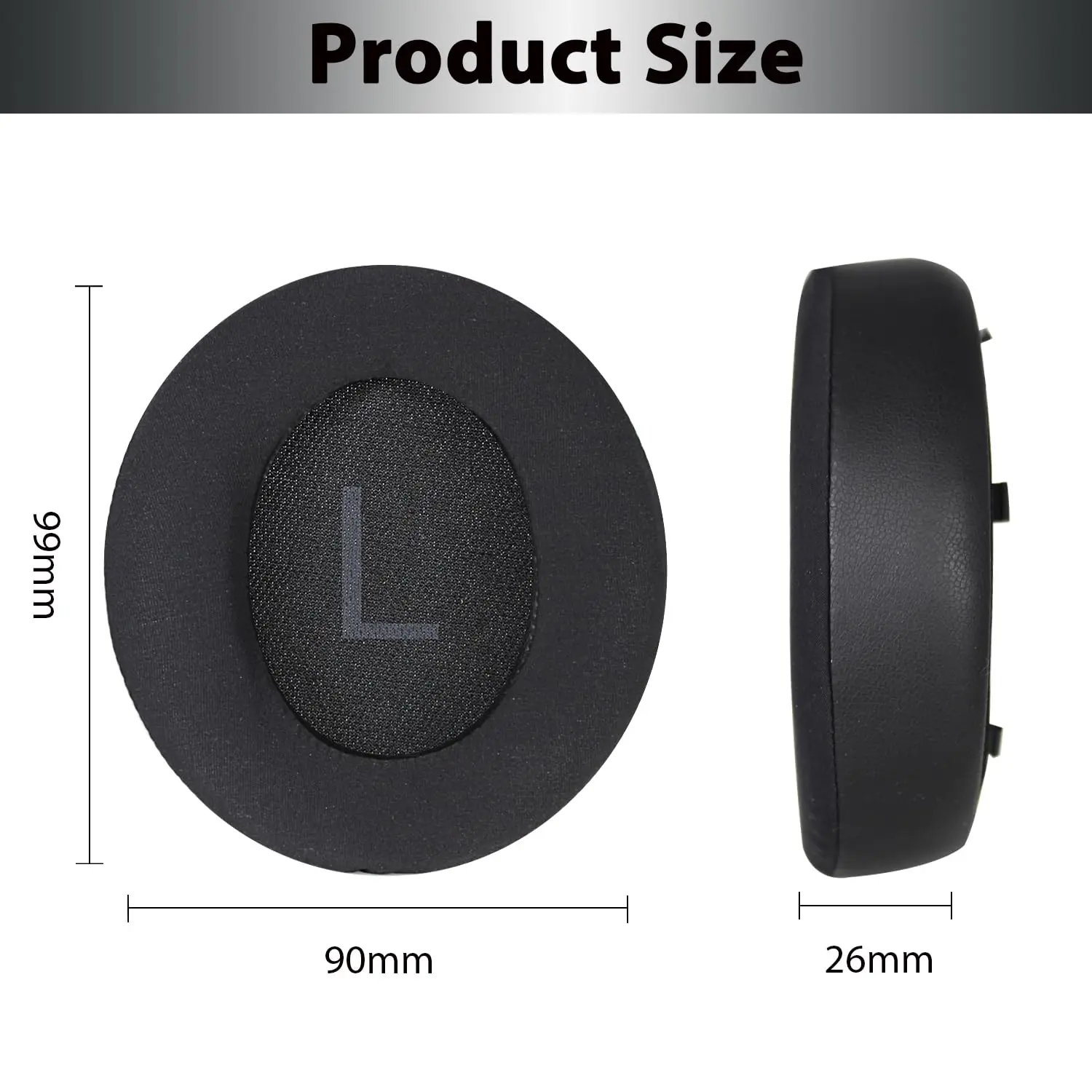 Cooling Gel Replacement Earpad for Anker Soundcore Space Q45 Noise Cancelling Headphones,Comfortable Refreshing Ear Cushion