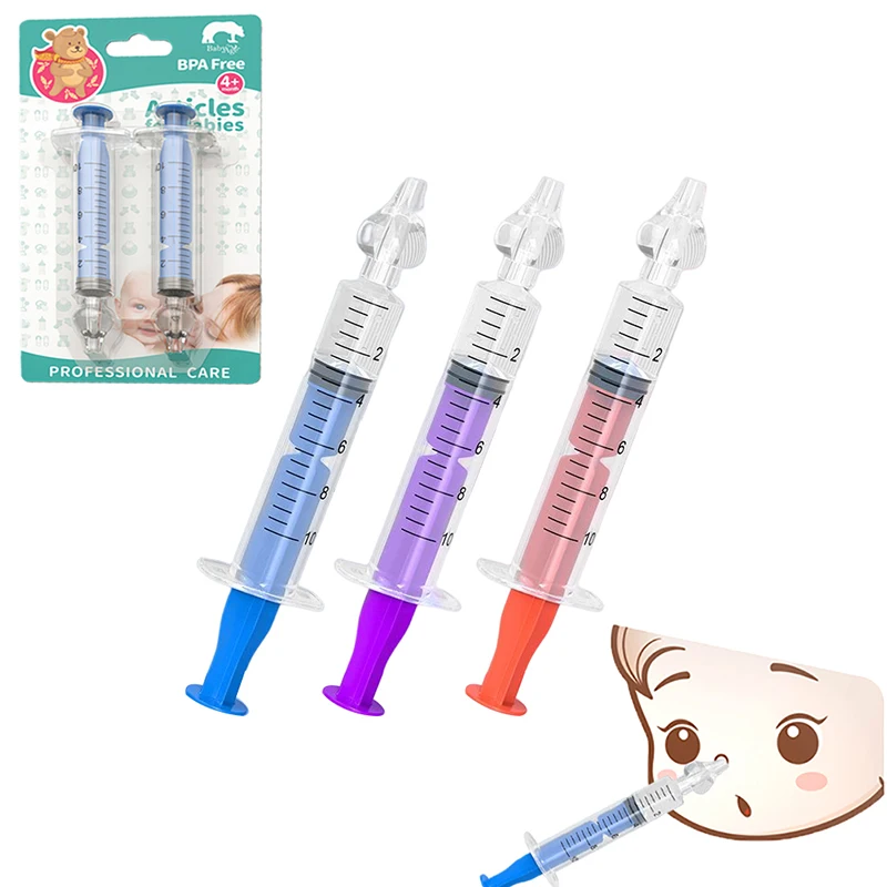 

2Pcs/set 10ML Needle Tube Nasal Aspirator Baby Care Nasal Aspirator Cleaner baby essentials