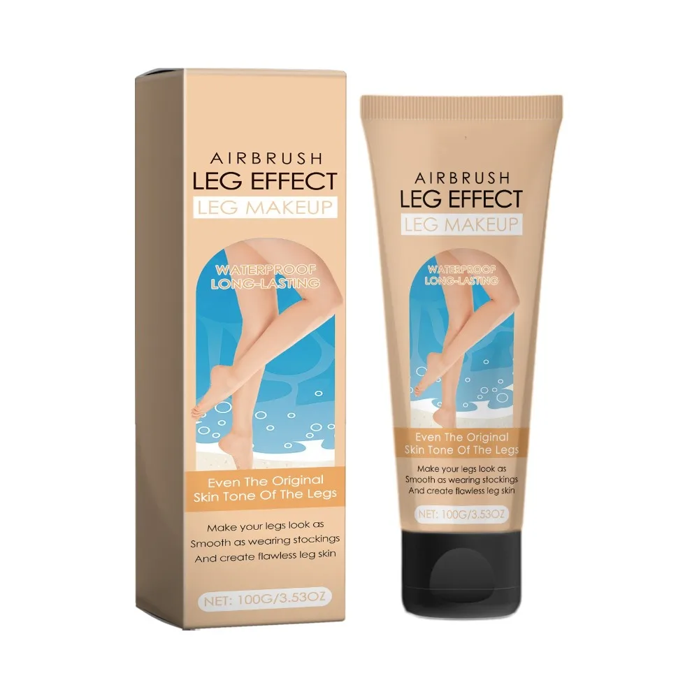 High Quality Waterproof Leg Makeup Even Skin Tone Long Lasting Body Tanning Cream Anti-Transfer Leg Darkening Lotion Body Makeup